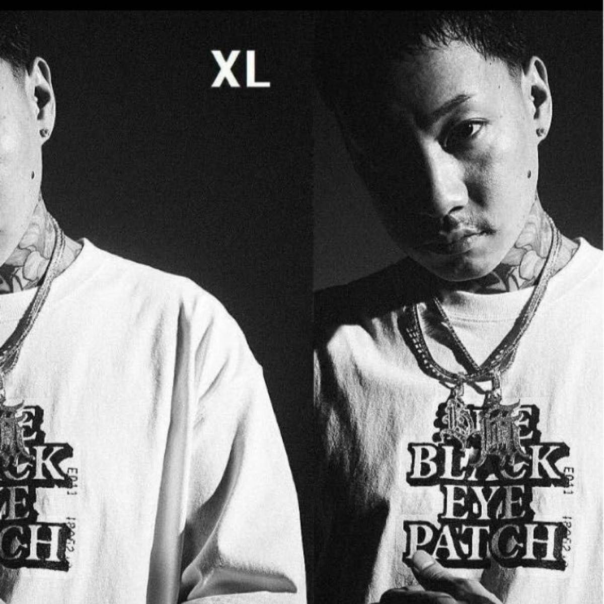 XL 舐達麻 バダサイ着用 ブラックアイパッチ OG LABEL TEE 白｜Yahoo