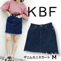 KBF ケービーエフ ＊ デニムミニスカート M_画像1