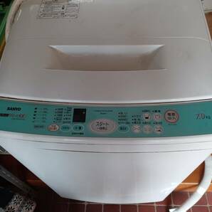 三洋/サンヨー/SANYO 乾燥付洗濯機 ASW-B70VP 7.0kg 2005年 *0923の画像1