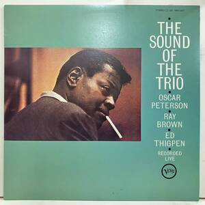 ●230909即決LP OSCAR PETERSONオスカーピーターソン THE SOUND OF THE TRIO 日本盤 18MJ9017 帯無ライナー付き