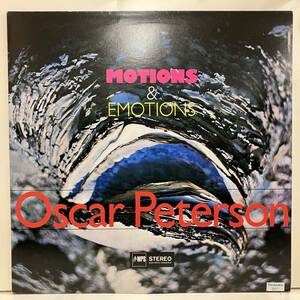 ●230910即決LP Oscar Peterson オスカー・ピーターソン Motions & Emotions ULS-1706-P 日本盤 帯無ライナー付き 