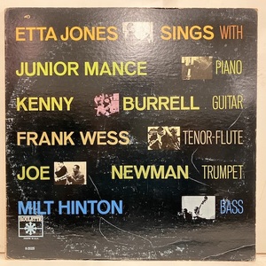 ●即決VOCAL LP Etta Jones / sings with Junior Mance r25329 jv5129 米オリジナル、Mono エタ・ジョーンズ