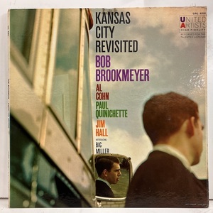 ●即決LP Bob Brookmeyer / Kansas City Revisited ual4008 j38363 米オリジナル、赤Dg Mono JIM HALL