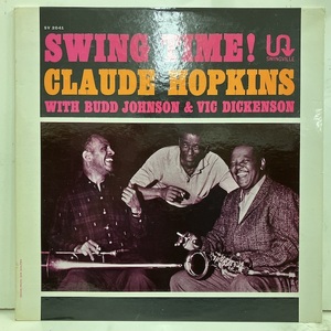 ●即決LP Claude Hopkins / Swing Time svlp2041 j38364 米盤、マルーン銀ミゾナシMono Vangelder刻印 クロード・ホプキンス