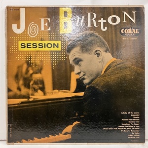 ●即決LP Joe Burton / Session Piano Solos With Rhythm Accompaniment crl57098 j38398 ジョー・バートン 米オリジ マルーン銀Dg小 