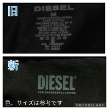 新品【ディーゼル Mサイズ 白 ワンポイント Tシャツ】 Vネックメンズ DIESEL アメカジ ブランド アパレル ホワイト ワンポイント_画像6