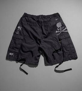 L размер внутренний новый товар mastermind x ALPHA PATCHWORK CARGO SHORTS BLACK лоскутное шитье cargo шорты тормозные колодки ma Индия JAPAN WORLD