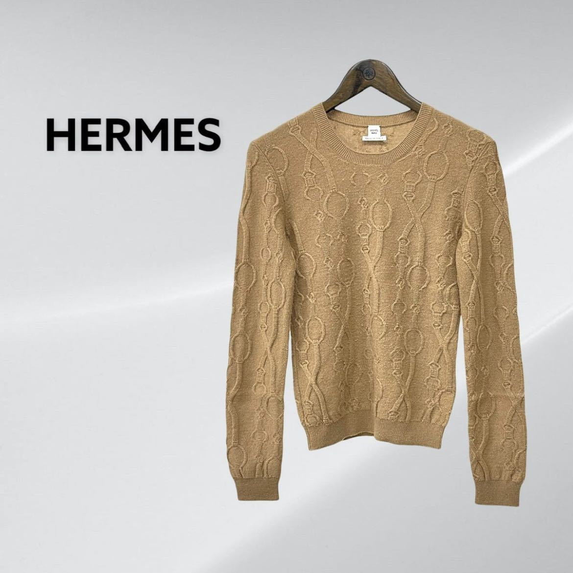 HERMES エルメス 21aw カシミヤ100% ハイネック 長袖 ニット セーター