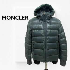 MONCLER モンクレール AUBERT オーベール 袖ワッペン ナイロン フード付き ダウンジャケット メンズ 41928-05-68950