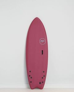 新品！未使用！特価！MF CAT FISH SUPER SOFT QUAD 5’4” 27L MERLOT/AQUA マルチボックス　フィン付き