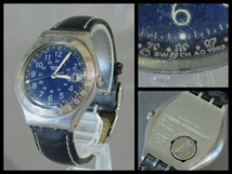 スウォッチ(SWATCH)青 AG1993 クォーツ ウォッチ メンズ(腕時計)ジャンク 現状品 検 アイロニー(IRONY)s22082804_画像1