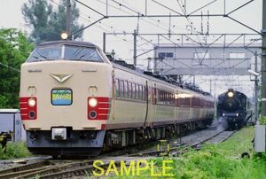 ☆90～00年代鉄道10jpgCD[485系青森車6連代走特急あいづ他、485系勝田車シュプール猪苗代]☆