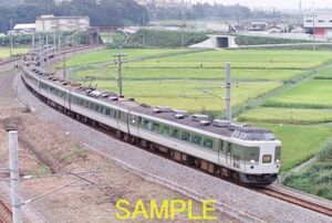 ☆90～00年代鉄道9jpgCD[189系長野車あさま色9・11連特急あさま(信越線群馬八幡～安中～磯部)]☆