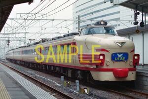 ☆90～00年代鉄道9jpgCD[485・489系金沢車ボンネット型先頭車特急しらさぎ(名古屋駅その2)]☆