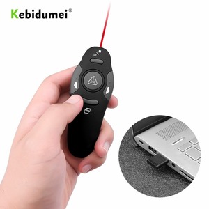  wireless rf pointer pen usb power supply Presenter remote control Laser A2739