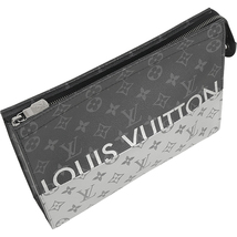 ルイヴィトン LOUIS VUITTON クラッチバッグ メンズ M63039 ポシェットヴォワヤージュ MM モノグラムエクリプス スプリット 5129_画像4