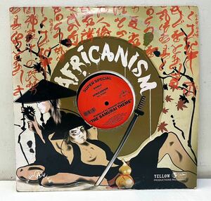 T57309▲Africanism All Stars/THE SAMURAI THEME 12インチレコード アフリカニズム・オール・スターズ/大沢伸一/OSAWA SHINICHI