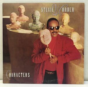 T64309▲国内盤 Stevie Wonder/CHARACTERS LPレコード スティーヴィー・ワンダー/キャラクターズ/MOTOWN
