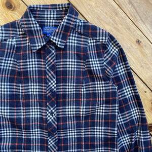 USA古着 PENDLETON ペンドルトン ドレスシャツ 長袖 レディース Sサイズ タータンチェック ウール USA製 アメカジ アメリカ仕入 T2292