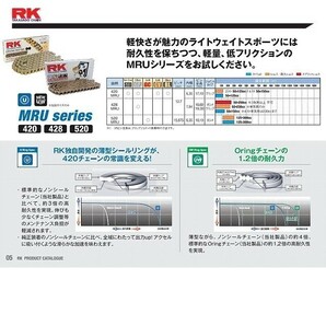 RK BL420MRU 128L ブラックシールチェーン 新品 送料込み NS-1対応の画像3