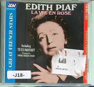 【ASV】　エディット・ピアフ　La Vie En Rose 1935-1947　　シャンソン　-J18-　CD