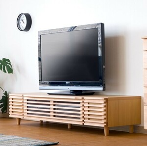 テレビ台 152cm 65インチ対応　簡易組立　ナチュラル　テレビボード TV台 TVボード ローボード　ロータイプ　簡単組立