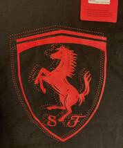 ■新品 Oサイズ PUMA フェラーリ レース トーナル ビッグ シールド Tシャツ ポロ モータースポーツ Ferrari 正規品 533752-01 メルセデス_画像4