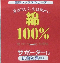 5本指ソックス 黒 5足セット 綿100%混素材 抗菌防臭加工 レディース size 22-24cm サポーター＆かかと付き_画像6