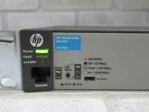 ▲Ω 新DK 0187♪ 保証有 HP 2530-24G Switch (J9776A)　24ポート ギガビット スイッチ・祝10000!取引突破!!_画像4