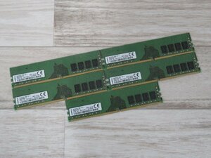 ・XPC 17316♪ 保証有 Kingston【8GB DIMM】8GB 1Rx8 PC4-2666V-UA2-11 パソコン用 メモリ まとめて 8GB×5枚 領収書発行可能