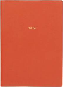 ★40％OFF★使用期限を必ずご確認ください※2024年(2023年12月始)グリーティングライフ モーメントプランナー 手帳 2024年 A5 CD-1278-HT