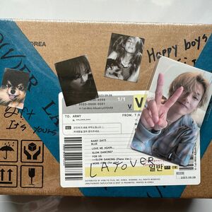 新品未開封品 V solo Layover 青 BTS Vソロアルバム & weverse 特典 PVC トレカ