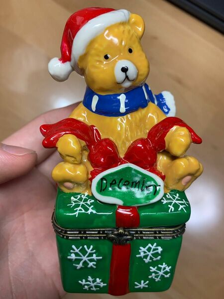 クマの置物 陶器