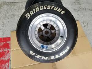 F１ F3000 BS POTENZA B0001F 325/45R13 SSR スピードスター ホイールセット 1本 レプリカ 展示用 中古