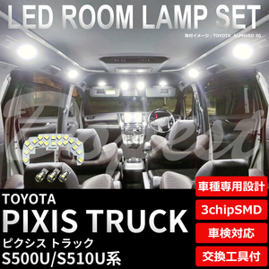 ピクシス トラック LEDルームランプセット S500U/510U系 車内