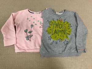 trois lapins KP トレーナー　100 