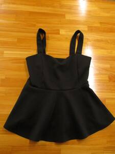 [ lady's bustier black size M] [ used ]