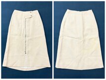 ●vintage Courreges クレージュ 4点 まとめ売り トップス カーディガン スカート ニット素材 サイズMIX フランス製 卸 現状品 1.28kg●_画像8