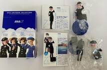 ANA ユニフォーム コレクション ☆ 海洋堂 フィギュア 1982 7th UNIFORM 2種 色違い ☆ 全日空 客室乗務員 制服_画像1