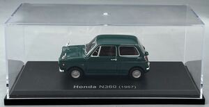 ◇国産名車コレクション ホンダ N360（1967) 中古 ミニカー アシェット 1/43 旧車 グリーン