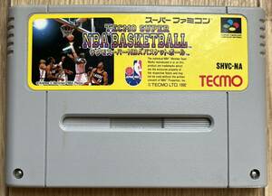◇テクモスーパーNBA バスケットボール スーパーファミコン 中古 SFC ソフト テクモ カセット 1992 日本製 任天堂 バスケ
