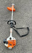 【ヤフオク限定価格】引取限定 発送不可 香川県 中古 農機具 動作確認済み STIHL スチール 27cc 刈払機 FS55RC 混合エンジン_画像2