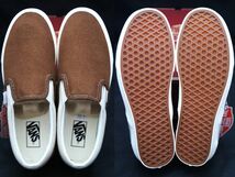 SALE！【新品】US9.5 27.5cm VANS バンズ CLASSIC SLIP-ON クラシック スリッポン DESERT TWILL BROWN/BEIGE_画像8