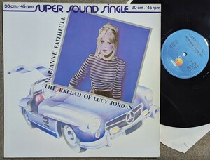 Marianne Faithfull-The Ballad Of Lucy Jordan★独Orig.12&#34;/マト1/The Rolling Stones