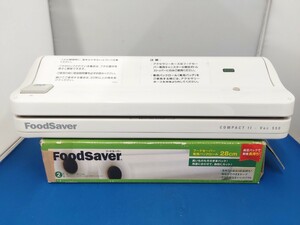 ★通電確認済 FoodSaver フードセーバー★COMPACT Ⅱ-Vac550 専用パックロール28cm×2ロール付き★真空パックで鮮度長持ち/最長5倍長持ち★