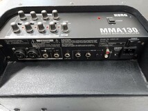 ★動作確認済 KORG/コルグ MOBILE MONITOR AMPLIFIER/モニター アンプ 優れアイテム MMA130 4chミキサー搭載 電池可動 複数人ストリート★_画像4