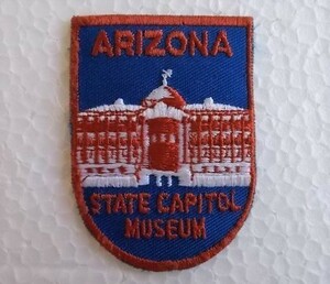 ビンテージ ARIZONA STATE CAPITOL MUSEUM アリゾナ州会議事堂博物館 ワッペン/パッチ USA 古着 アメリカ アメカジ カスタム 74