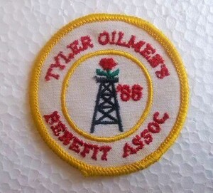 ビンテージ 80's tyler oilmen's benefit association ゴルフ カントリークラブ ワッペン/パッチ 企業 USA 古着 アメリカ アメカジ 74