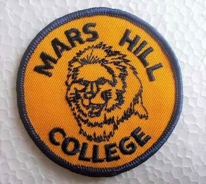 ビンテージ MARS HILL COLLEGE マースヒル大学 カレッジ スクール ワッペン/パッチ 企業 USA 古着 アメリカ アメカジ ワークシャツ 74