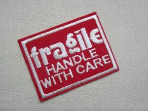 ビンテージ fragile HANDLE WITH CARE FRAGILE 標識 壊れもの 割れもの ワッペン/古着 アメリカ アメカジ キャップ ワークシャツ 127